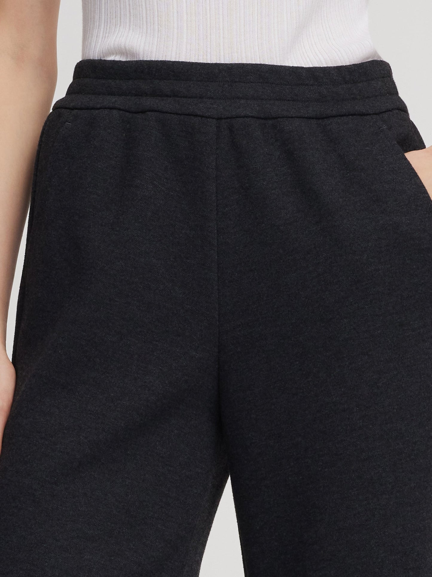 Drawstring Hooded Zip-Up Jacket And Pants Two-Piece Set