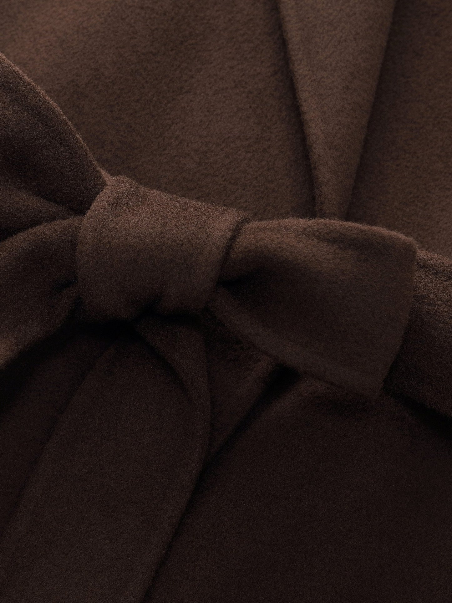 100% Wool Double-Faced Women Wrap Overcoat
