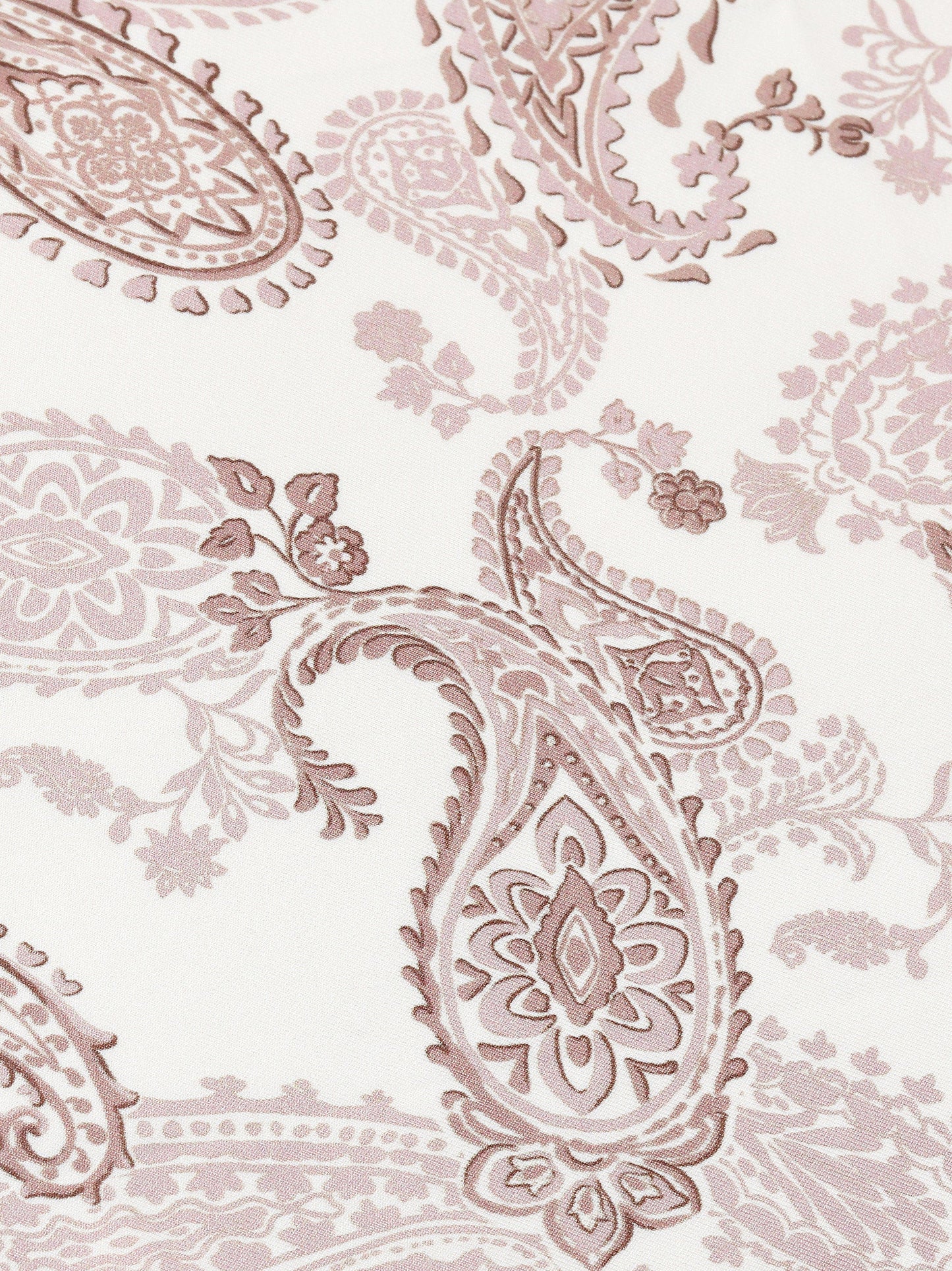 100% Mulberry Silk Paisley Print Women Scarf