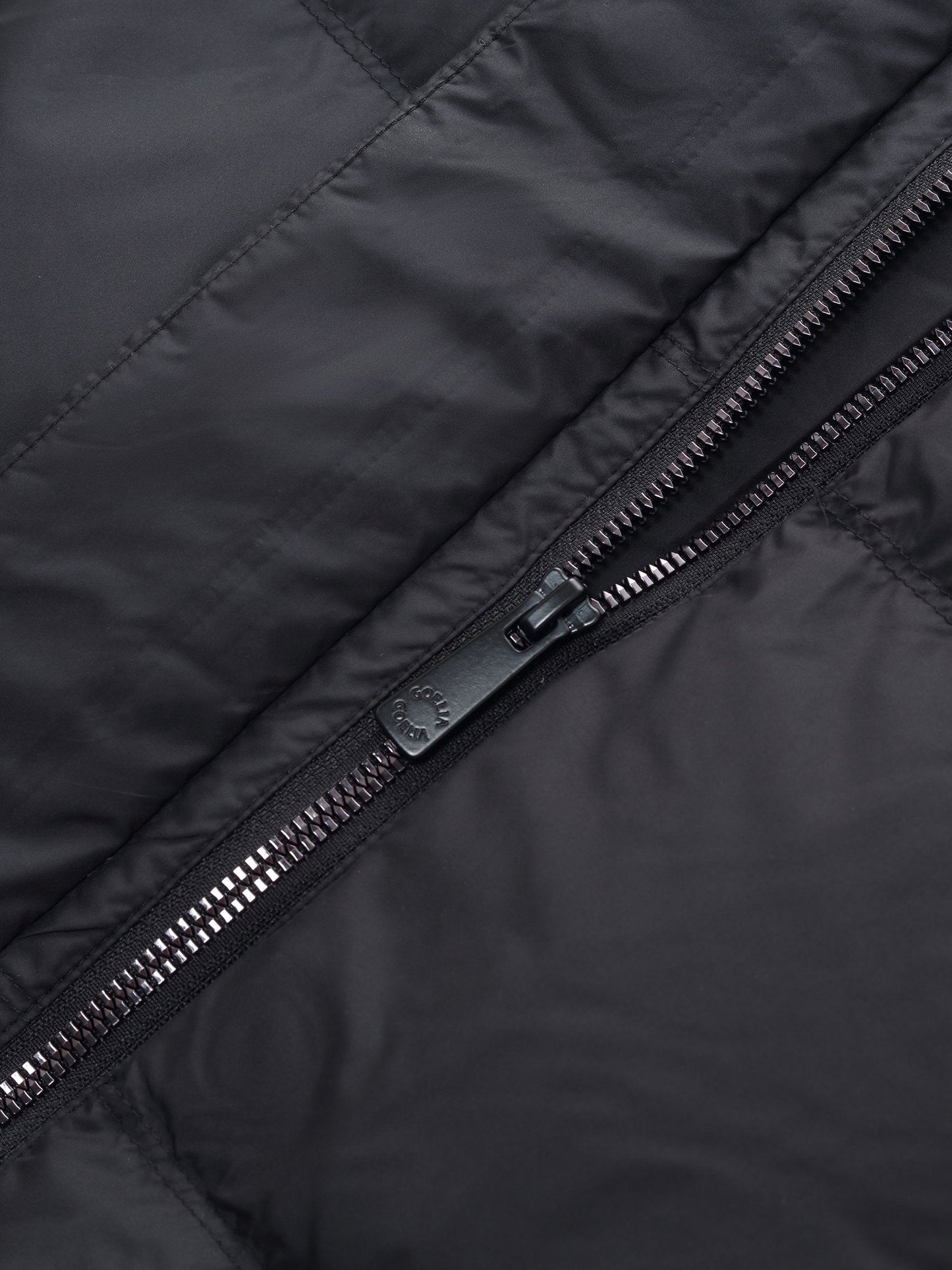 Stand Collar Zip-Up Goose Down Vest
