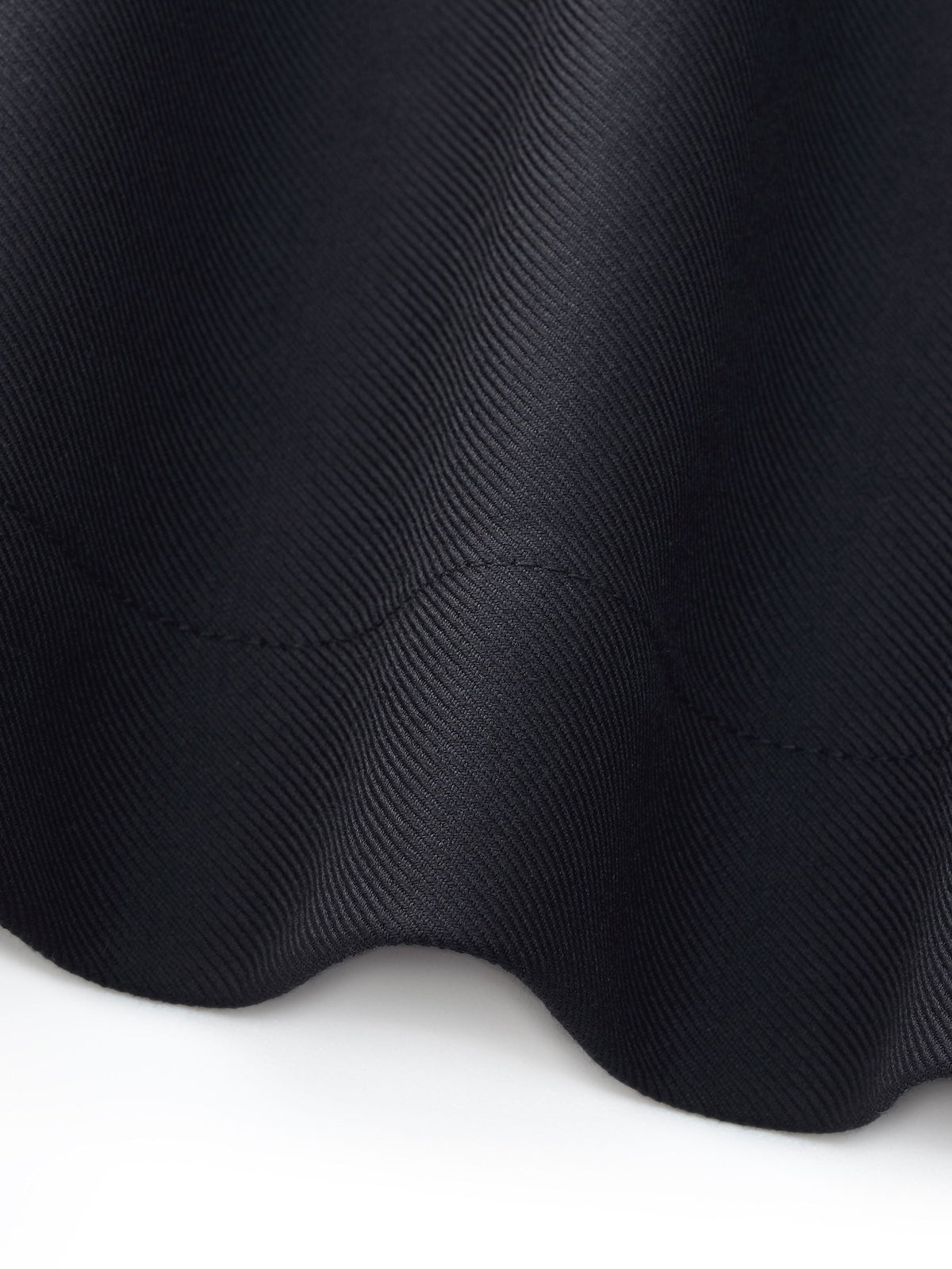 100% Worsted Wool Side Slit Women Culotte Skirt