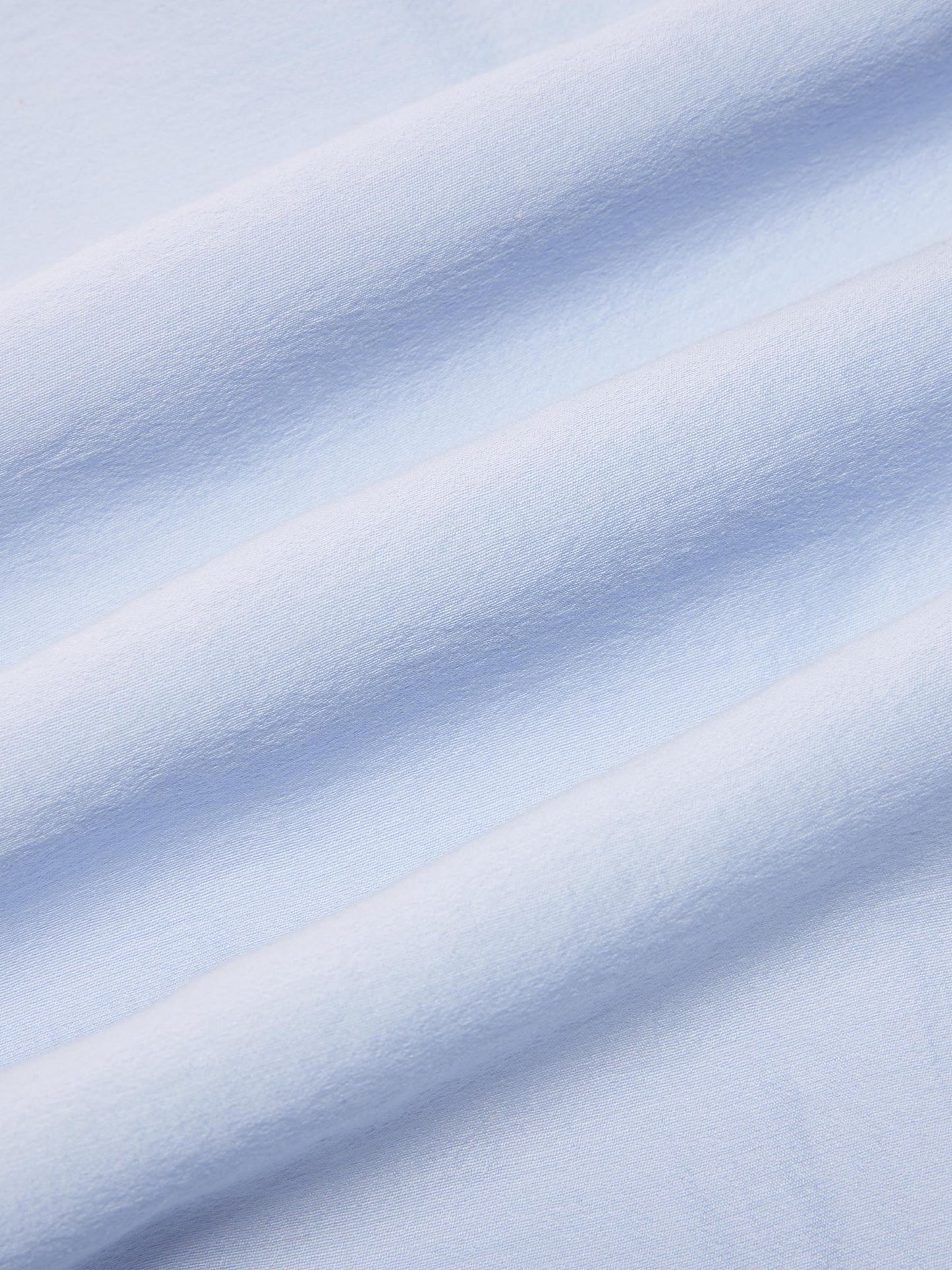 Lyocell Blend Light Blue Ruffle-Detailing Women Tank Top