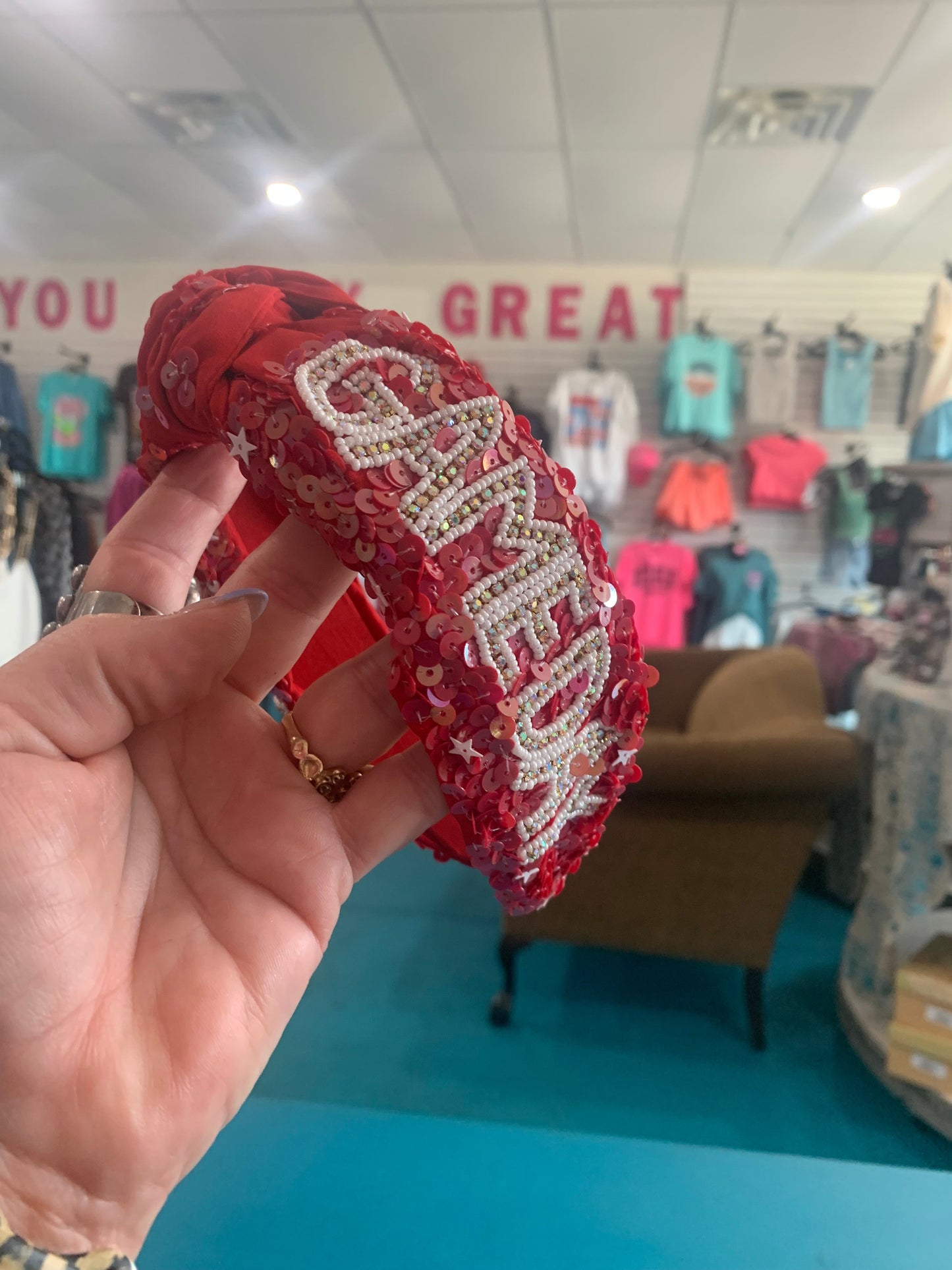 Sequin & Beaded Sport Headbands