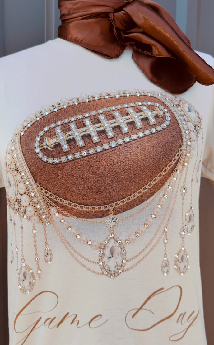 Diamond League Luxe Football Tee