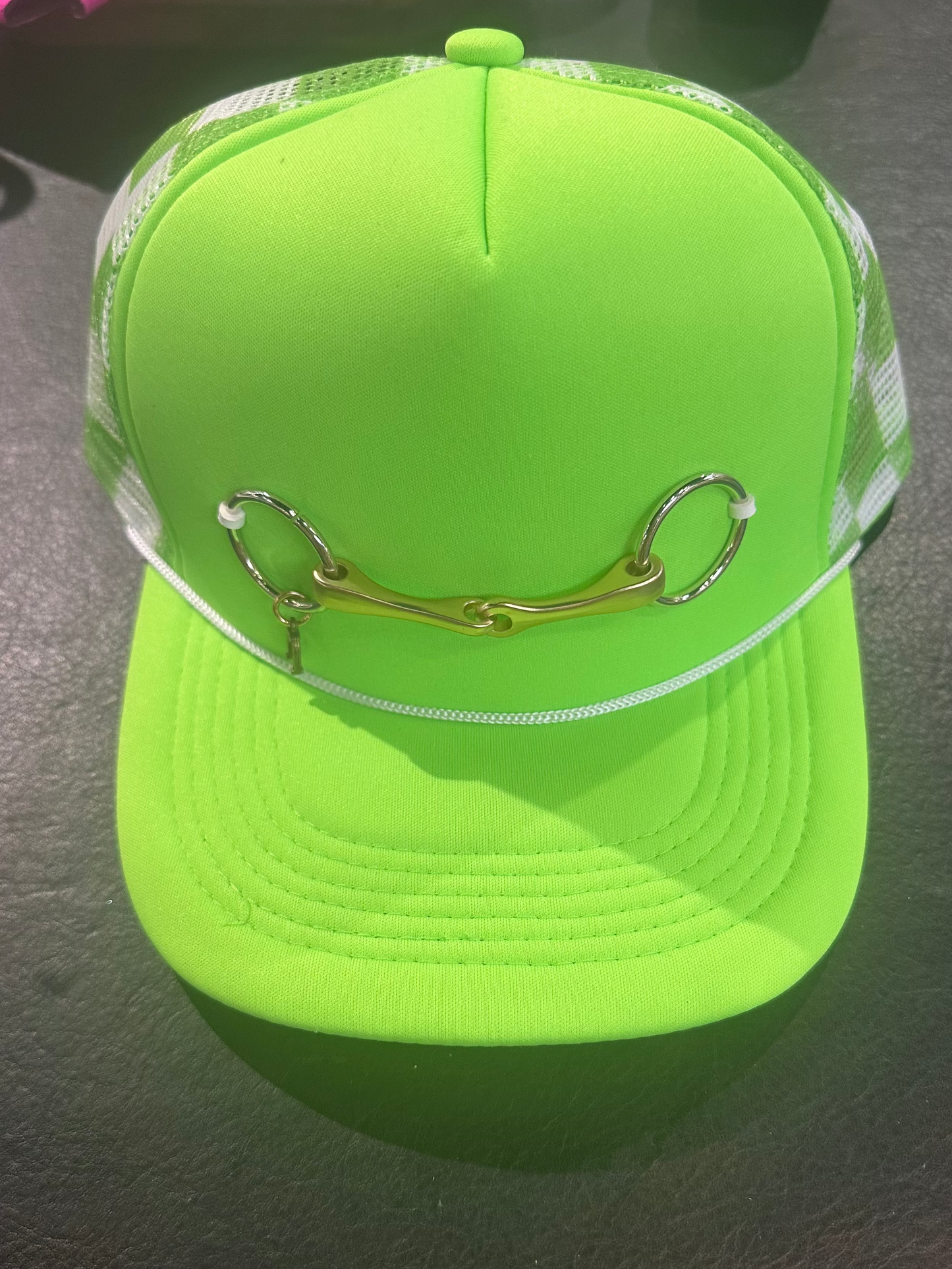 Neon Rodeo Double Bit Trucker Hat by Sandra Ling Designs