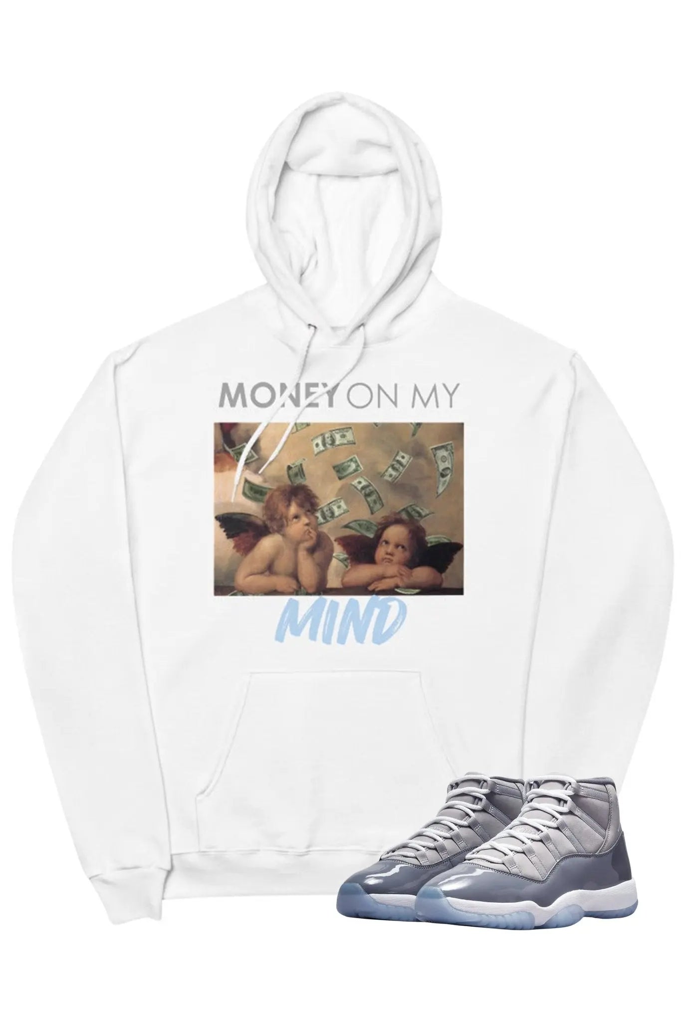 Air Jordan 11 "Money On My Mind" Hoodie Cool Grey