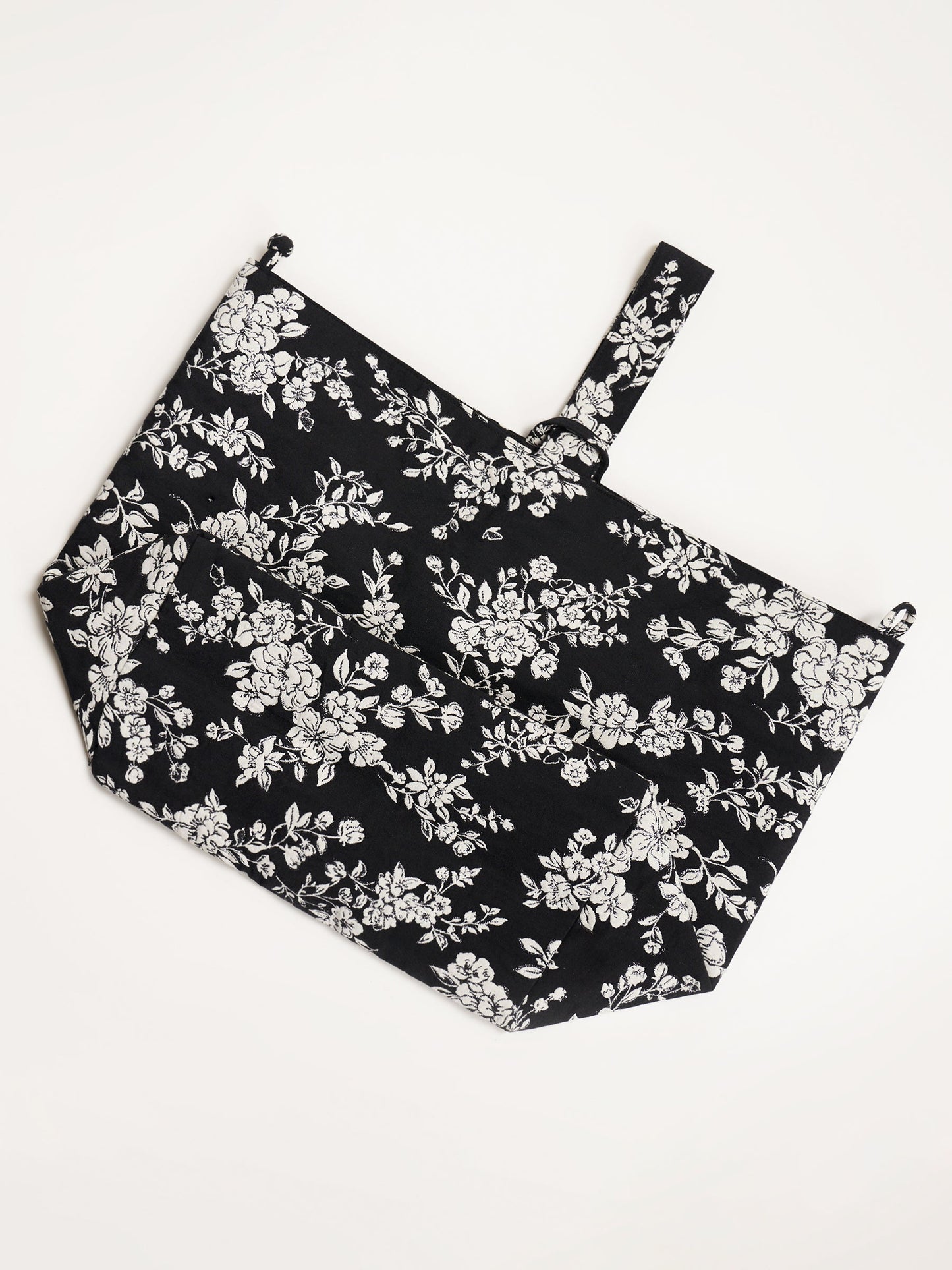 New Chinese-Style Floral Print Handbag