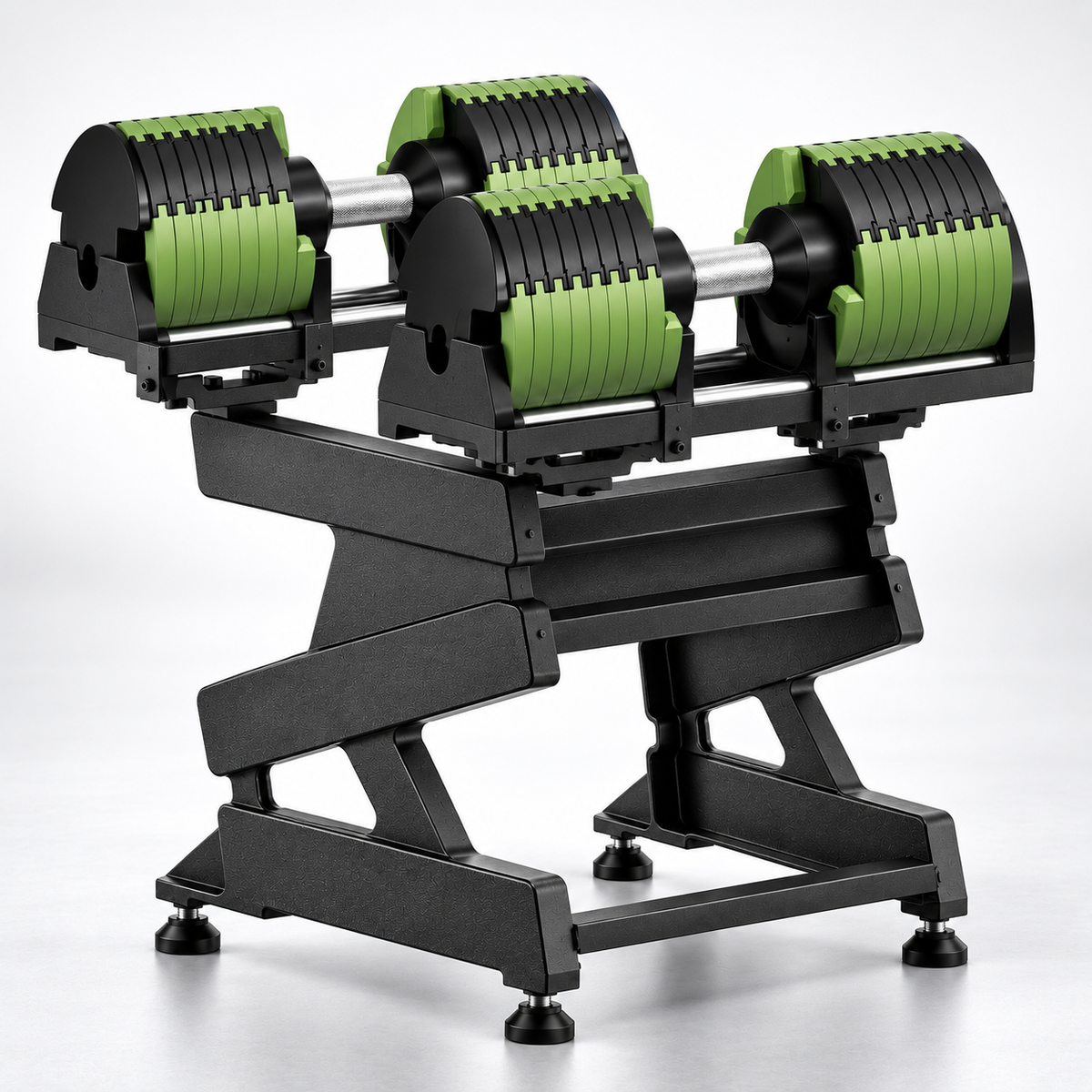 🔥 5–50KG Adjustable Dumbbell Set – Quick-Change Weights with Storage Stand for Home Gym Strength Training