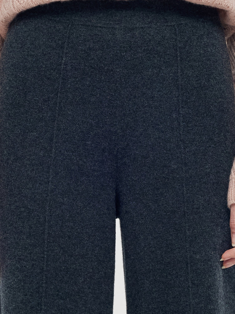 Petite Machine Washable Wool Wide Leg Women Pants