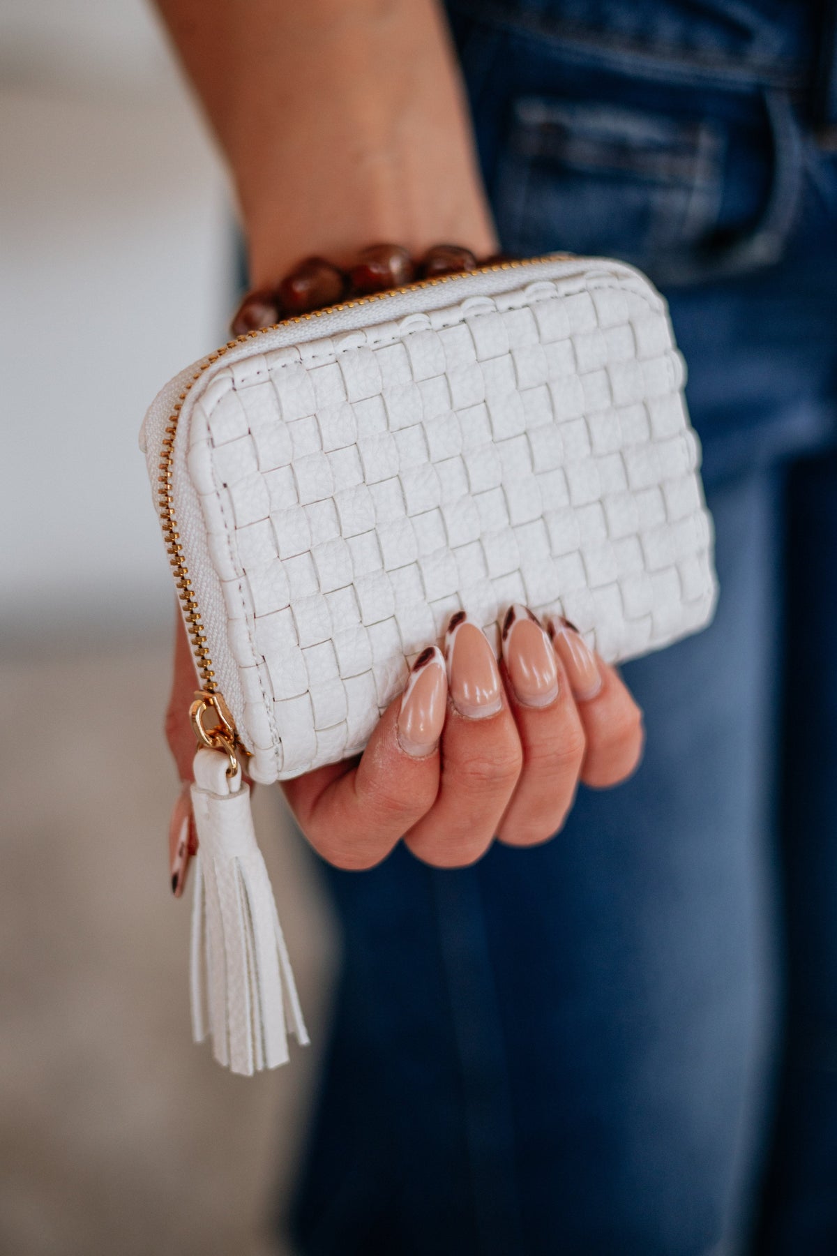 Never On Schedule Wallet - Cream