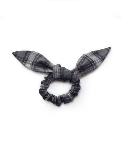 Black And Grey Plaid Women Strap Midi Dress