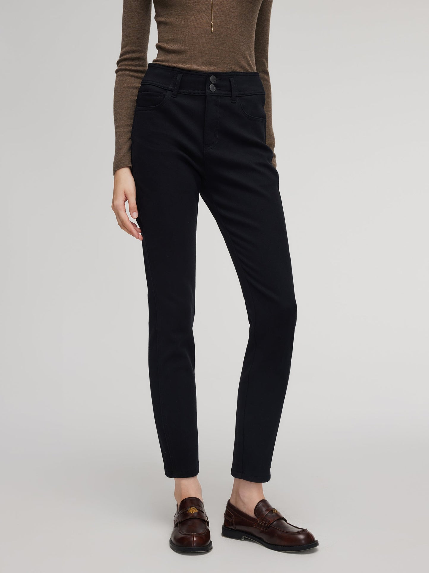 Denim Fleece Lined Women Skinny Jeans