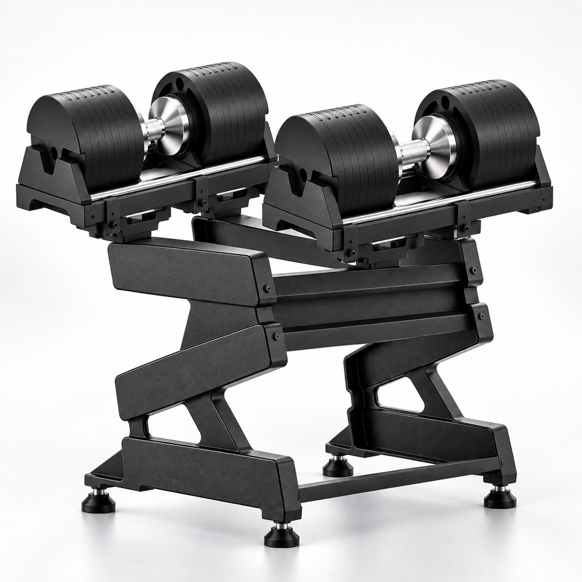 🔥 5–50KG Adjustable Dumbbell Set – Quick-Change Weights with Storage Stand for Home Gym Strength Training