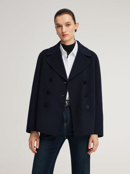 100% Wool Double-Faced Women Coat
