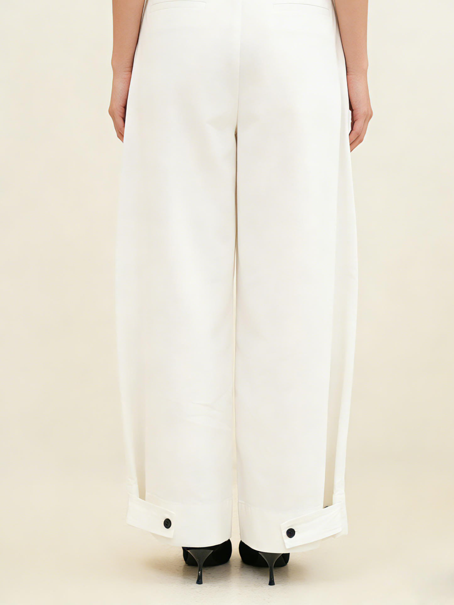 Denim Adjustable Waist Women Relaxed Straight Jeans