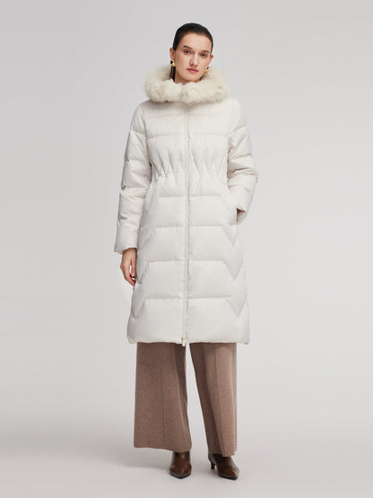 Gathered Waist Goose Down Garment