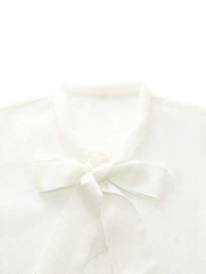 [Preview] Front Knot Women Shirt With Knit Camisole