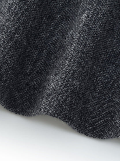 100% Washable Wool Crop Jacket And Skirt Two-Piece Set