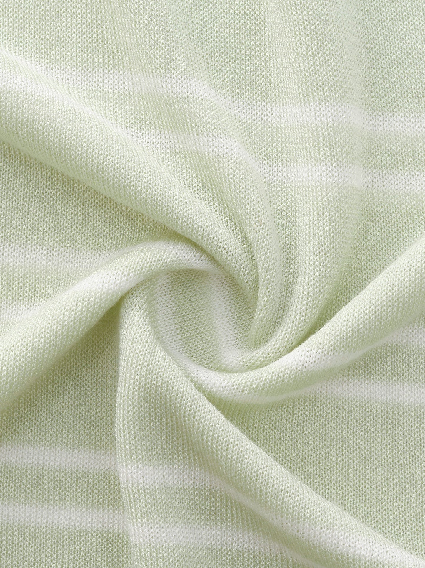 Lyocell Mulberry Silk Blend Stripe Women Knit Top
