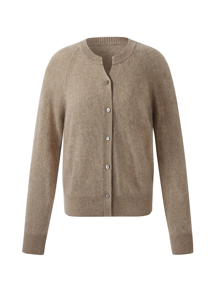 Brushed Cashmere Women Cardigan
