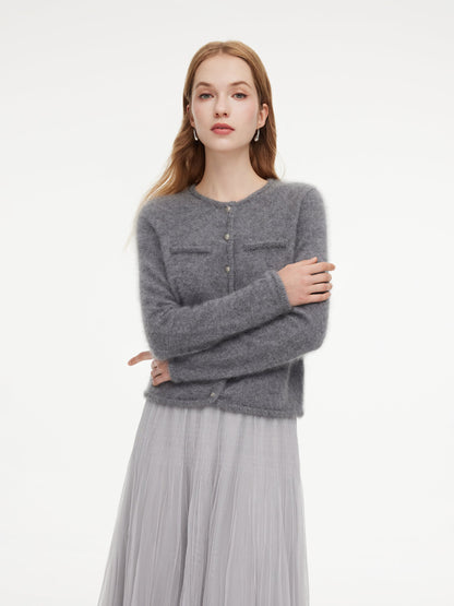 [Preview] 100% Brushed Cashmere Women Cardigan
