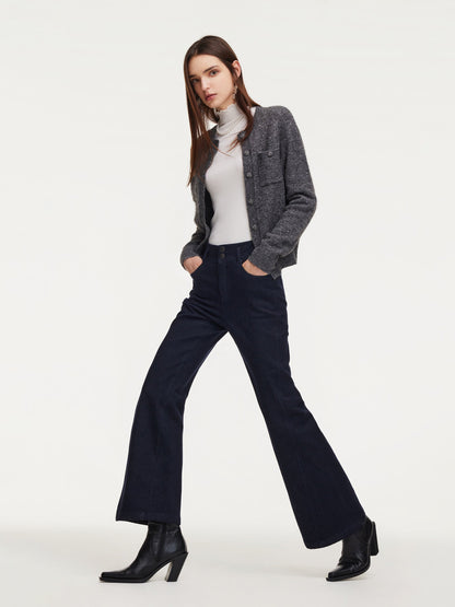 Denim Micro-Flared Women Jeans