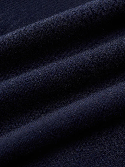 Lyocell Wool Blend Stripe Reversible Zip-Up Women Cardigan