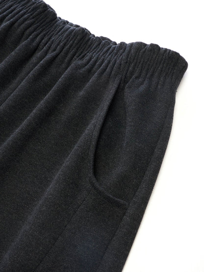 Elastic Waist Women Curved Leg Pants