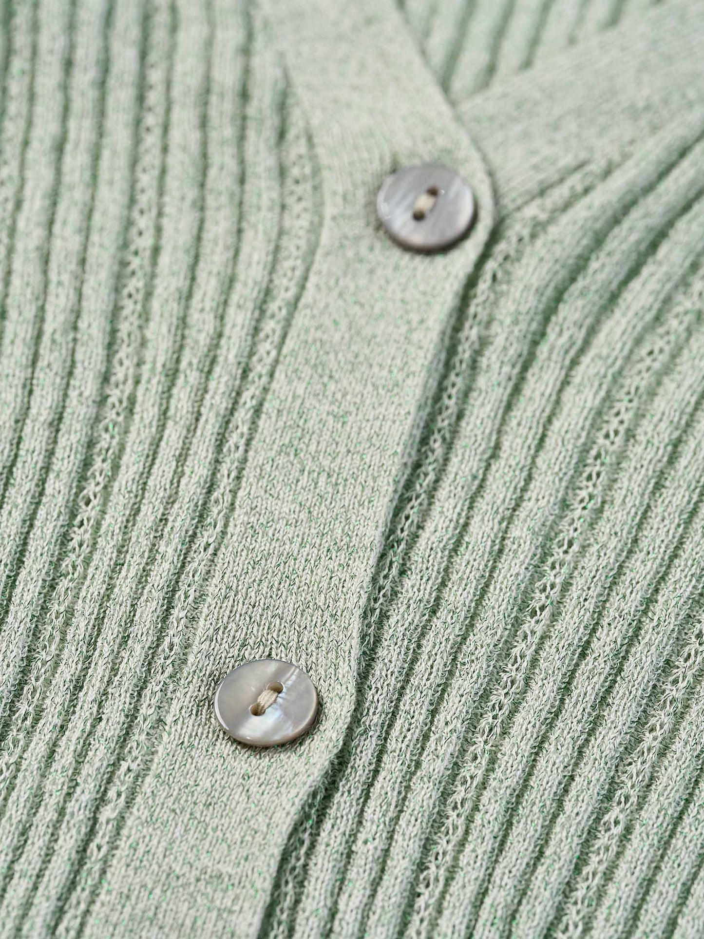 Tencel Wool Blend V-Neck Women Cardigan