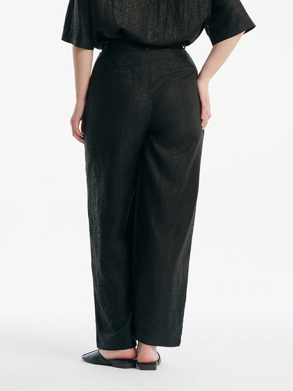 18 Momme Xiang Yun Silk Straight Women Pants