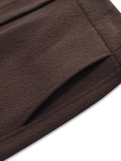Adjustable Waist Straight Wide Leg Women Pants