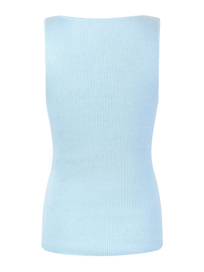 Square Neck Women Knit Tank Top