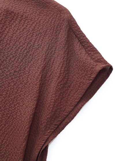 10.5MM Mulberry Silk V-Neck Twist Front Women Blouse
