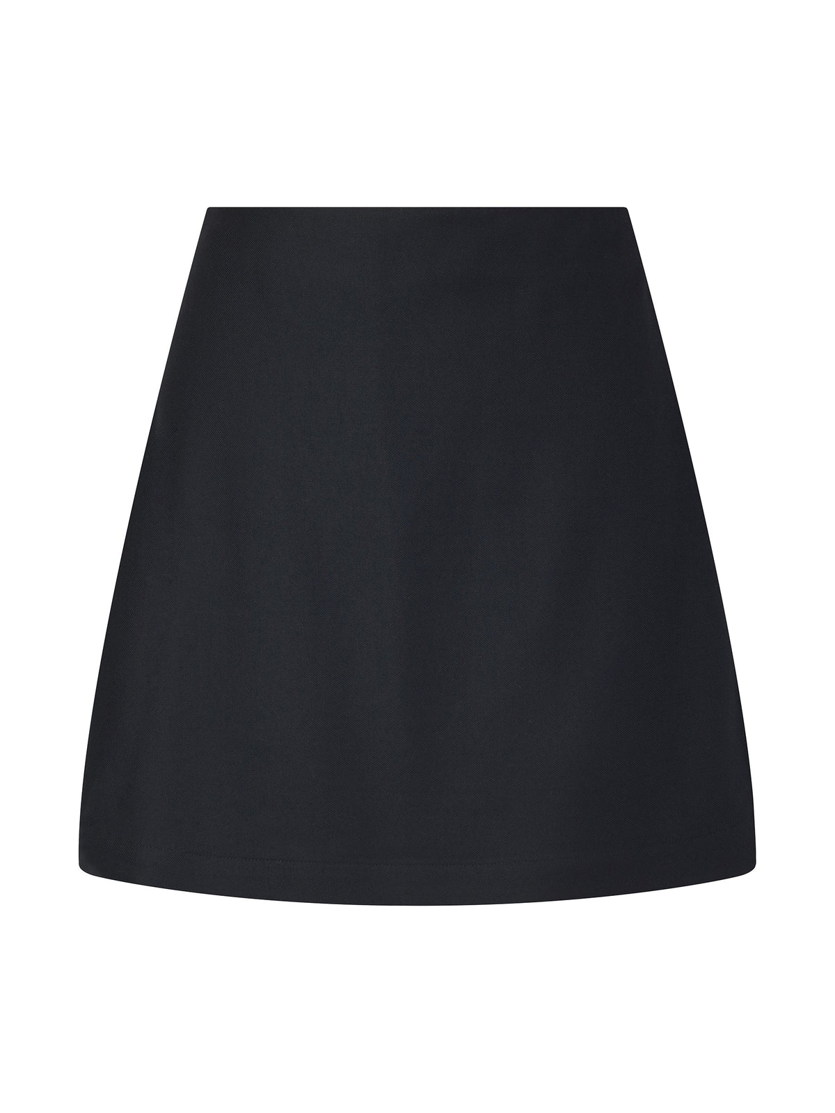 100% Worsted Wool Side Slit Women Culotte Skirt