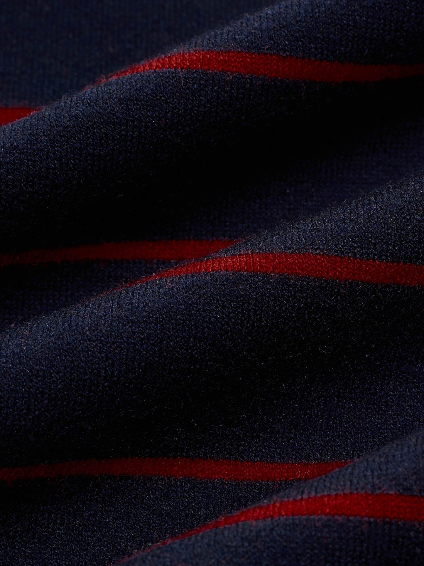 Lyocell Wool Blend Stripe Reversible Zip-Up Women Cardigan
