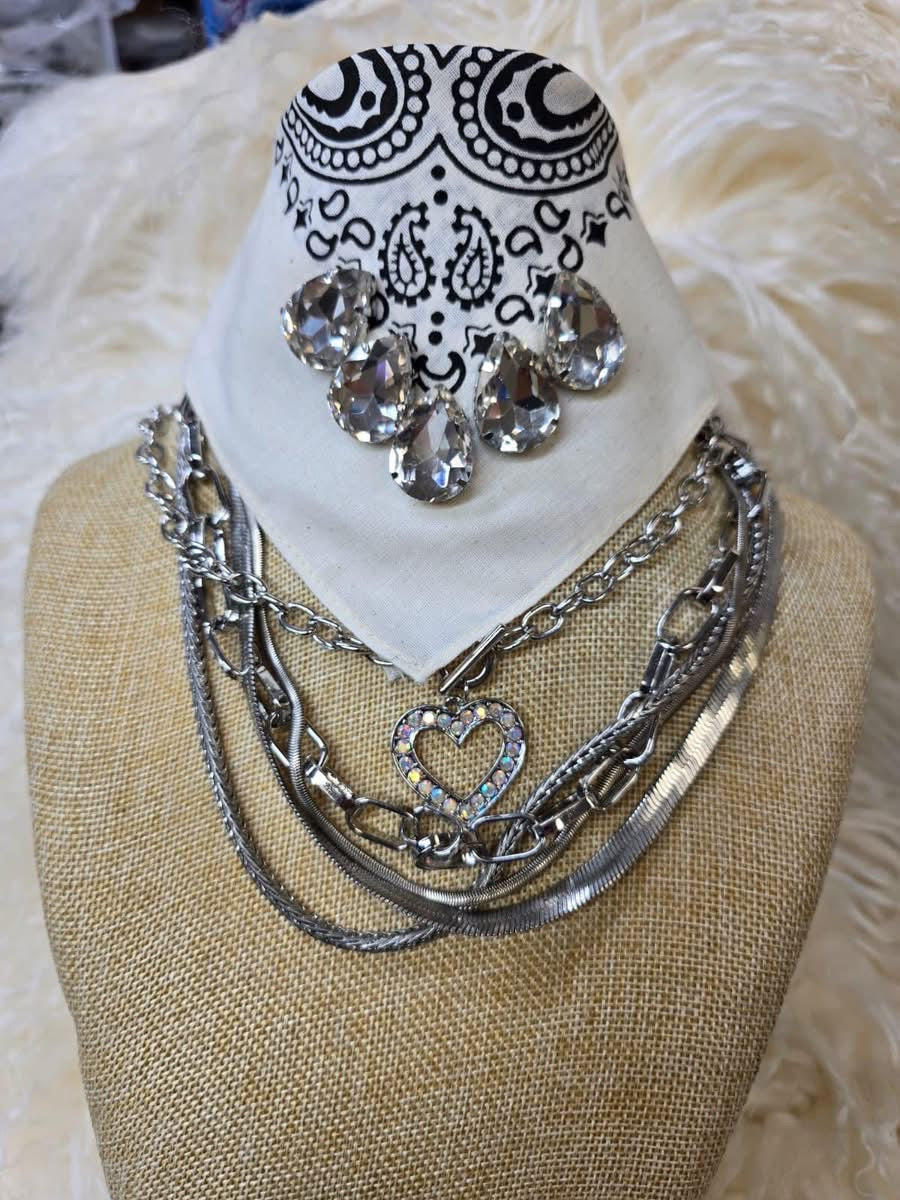 White Rebel Bandana by Sandra Ling Designs