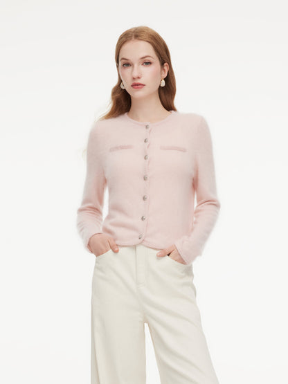 [Preview] 100% Brushed Cashmere Women Cardigan