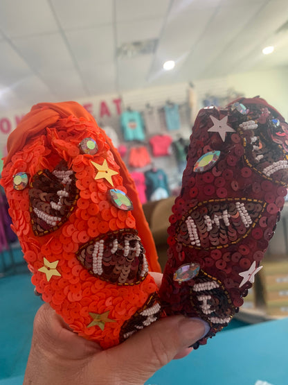 Sequin & Beaded Sport Headbands