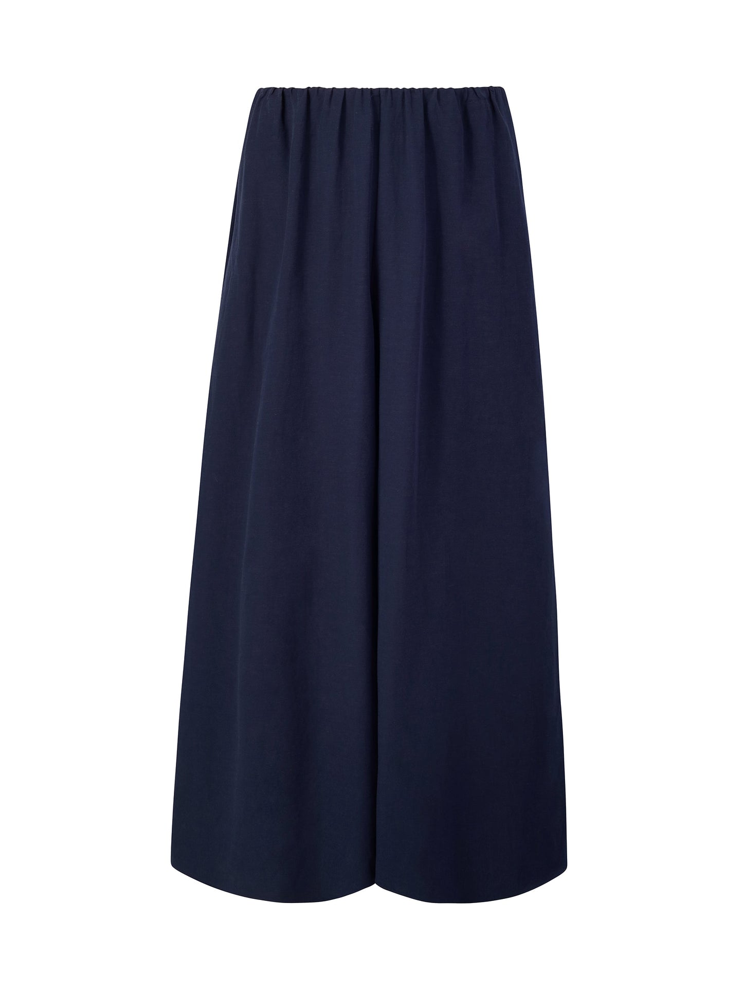Linen Blend A-Line Women Culottes