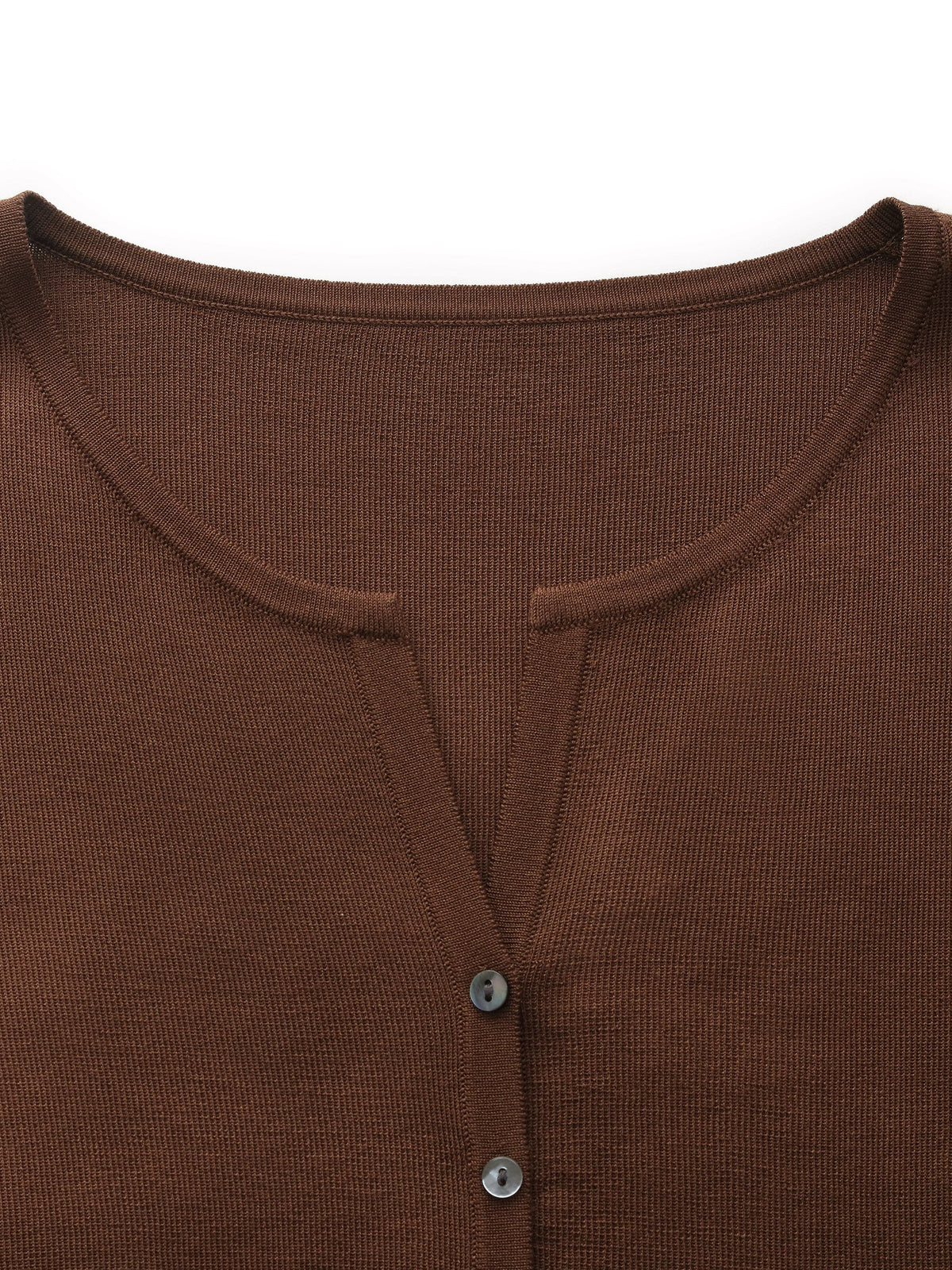 Acetate Tencel Blend Side Drawstring Women Knit Top