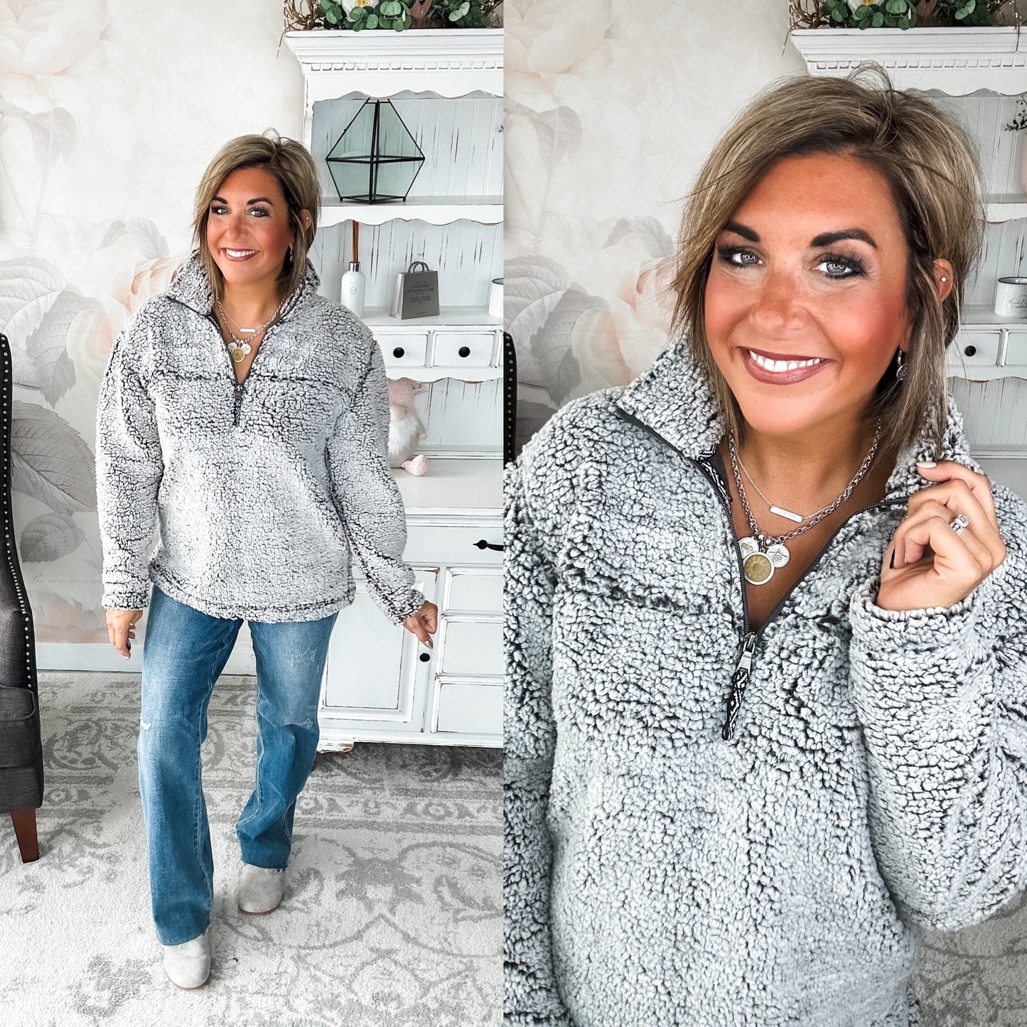 Into The Arctic Sherpa Pullover