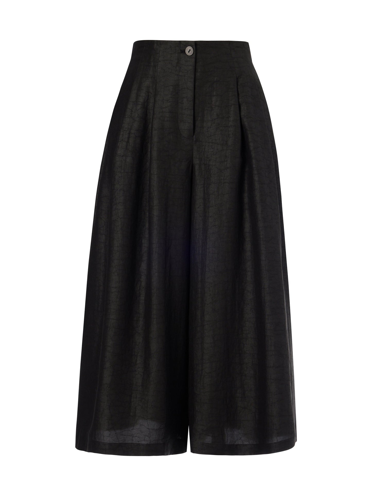 18MM Gambiered Canton Gauze Women High-Waisted Culottes