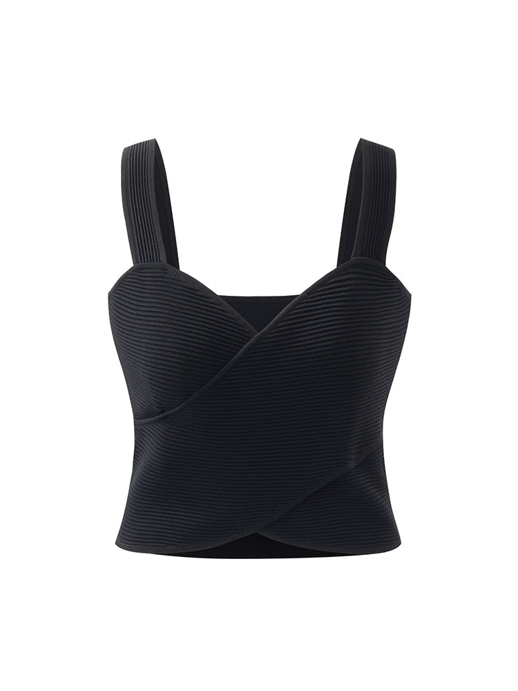 Crossover Women Knitted Tank Top