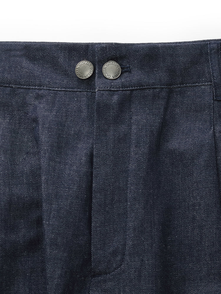 Denim Adjustable Waist Women Straight-Leg Jeans