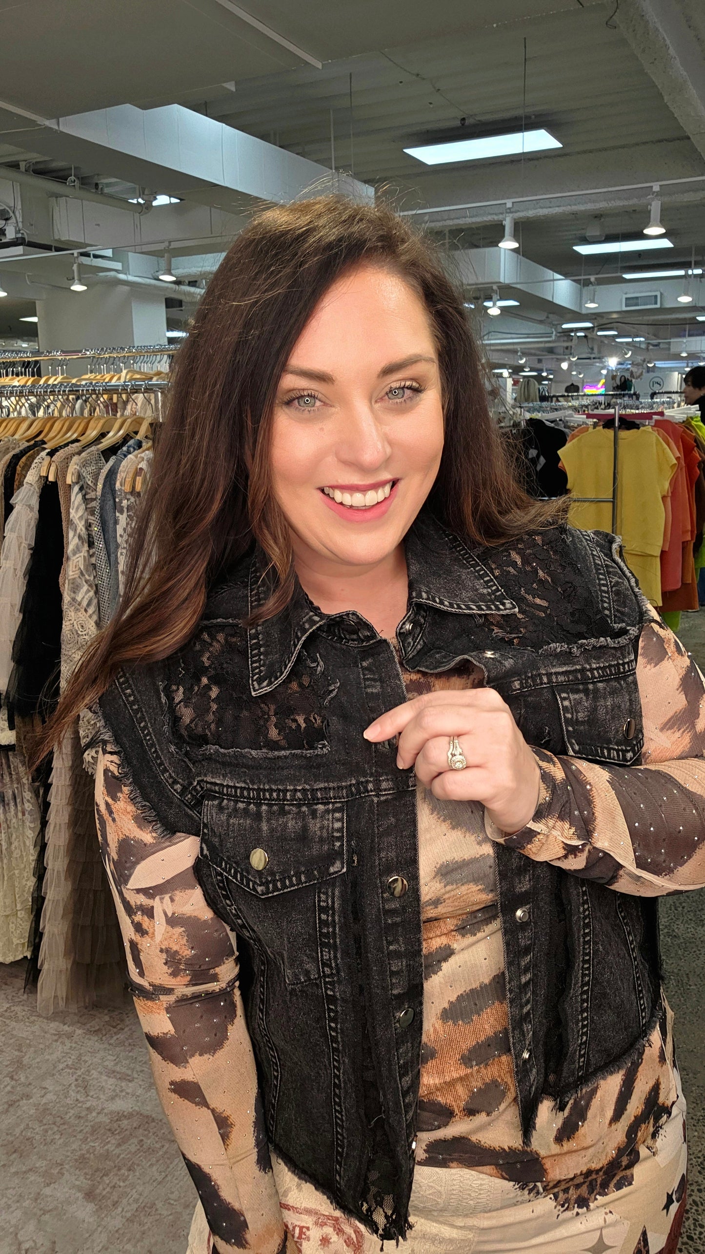 Origami - Edge and Elegance Lace Vest