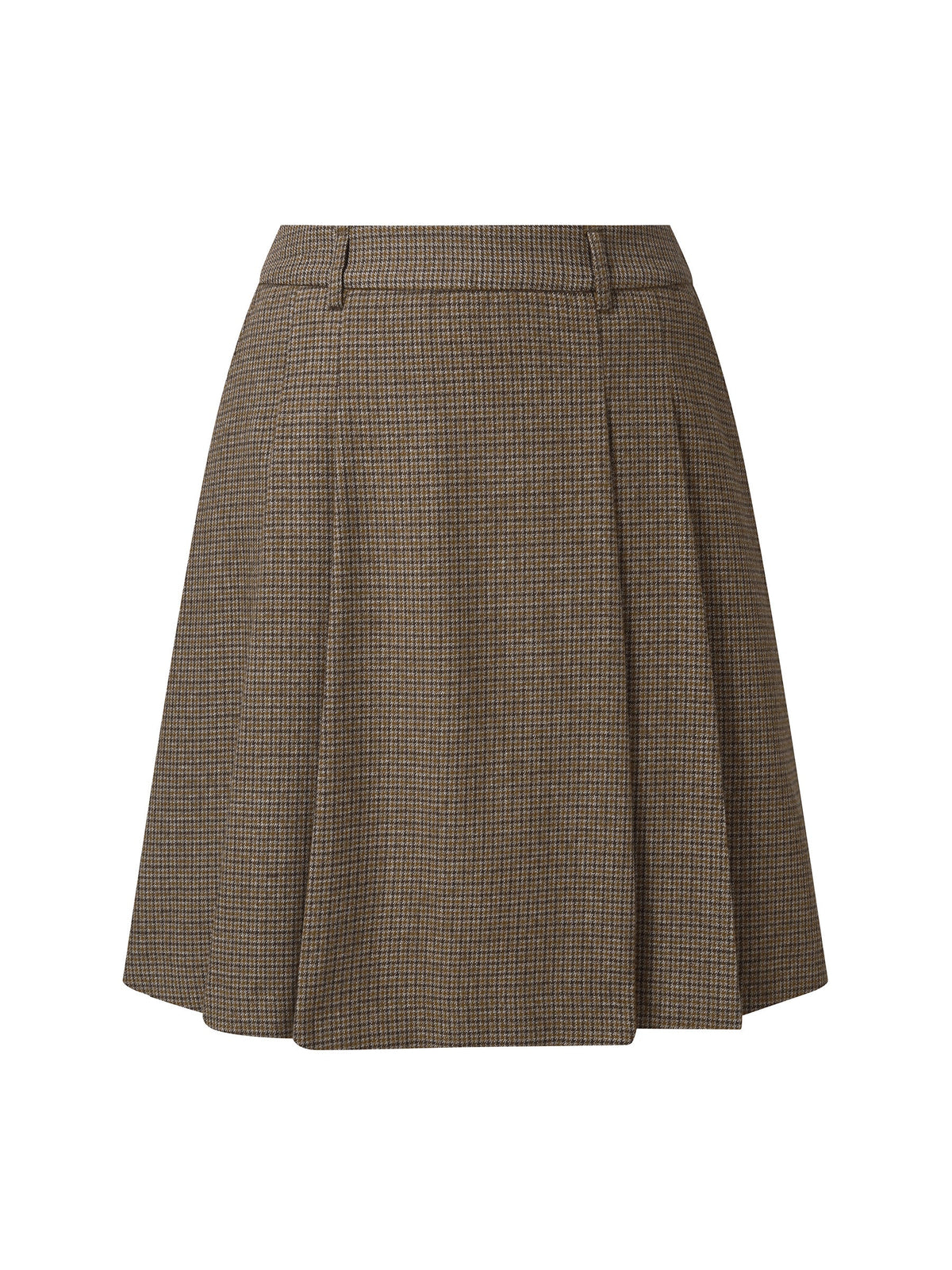 Plaid A-Line Pleated Women Skirt