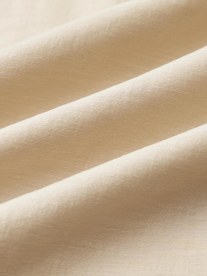 Tencel Acetate Linen Twist Front Women Maxi Dress