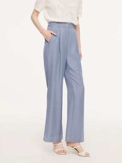 Acetate Tencel Linen Blend Women Suit Pants