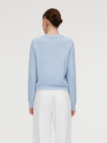 Frayed Edge Women Knit Cardigan