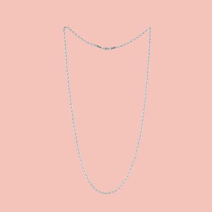 23 Inch Rope Chain Necklace